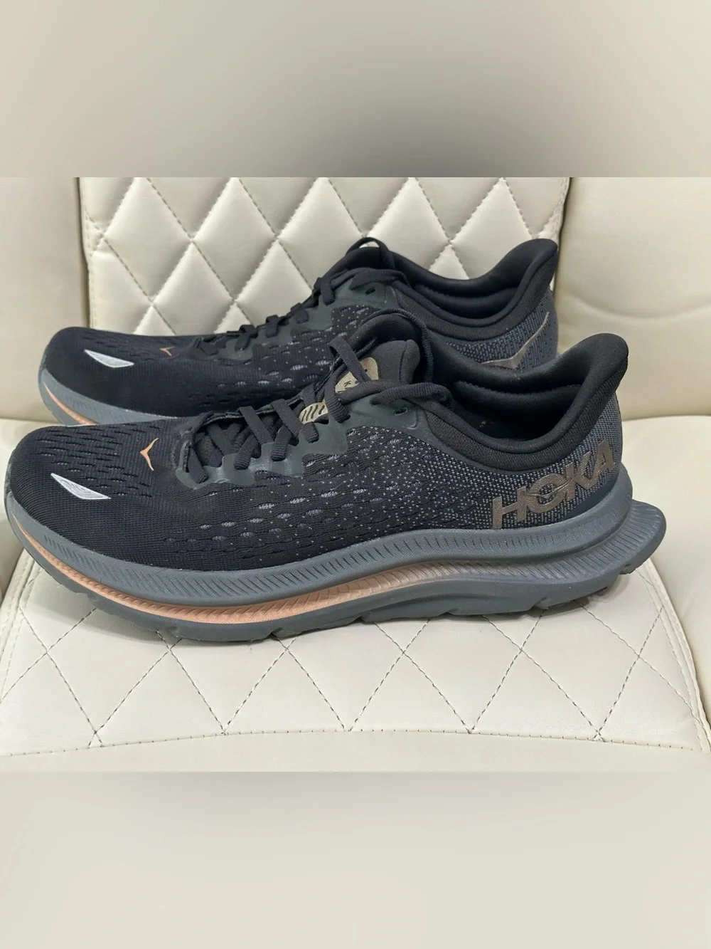 Hoka Kawana shoes Black Copper size 9.5